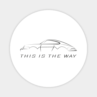 This Is The Way - W Magnet